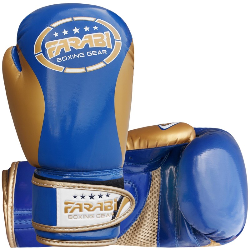 Farabi Kids Boxing Gloves Shiny Champ Training Gloves 2oz 4oz