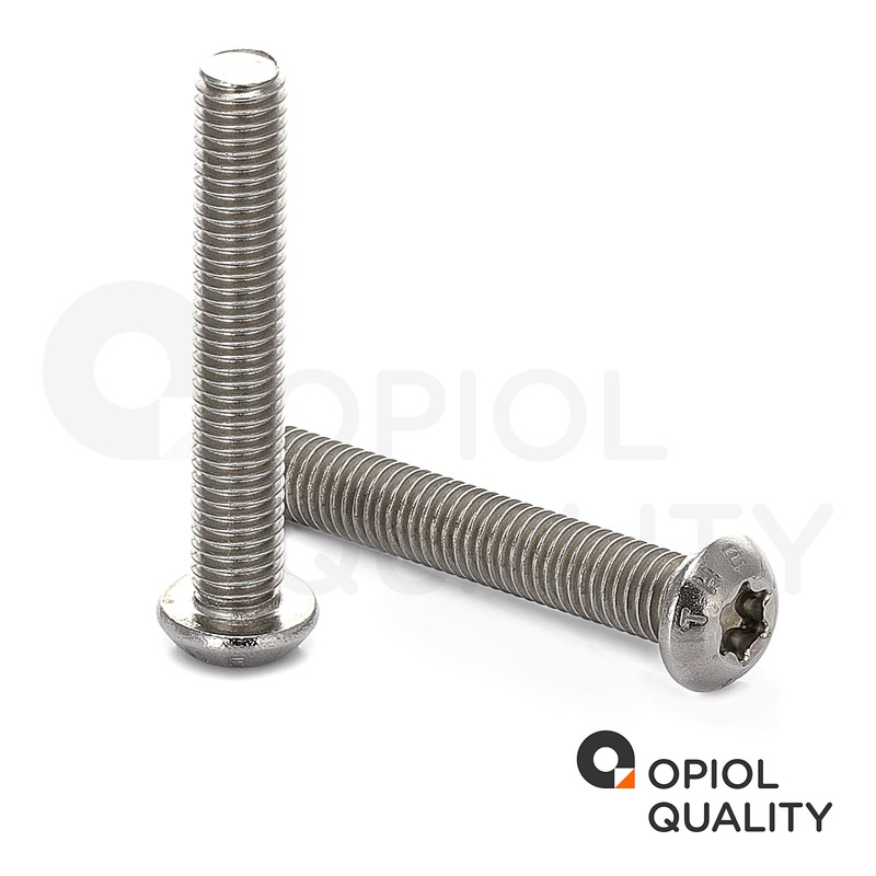 OPIOL QUALITY® Rounded Head Screws Hexalobular Torx ISO 7380 M6