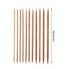 Set of 11 Carbonized Bamboo Double Pointed Knitting Needles Set