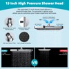 Hibbent Rain Shower Head, 13'' High Pressure Rainfall Square 5