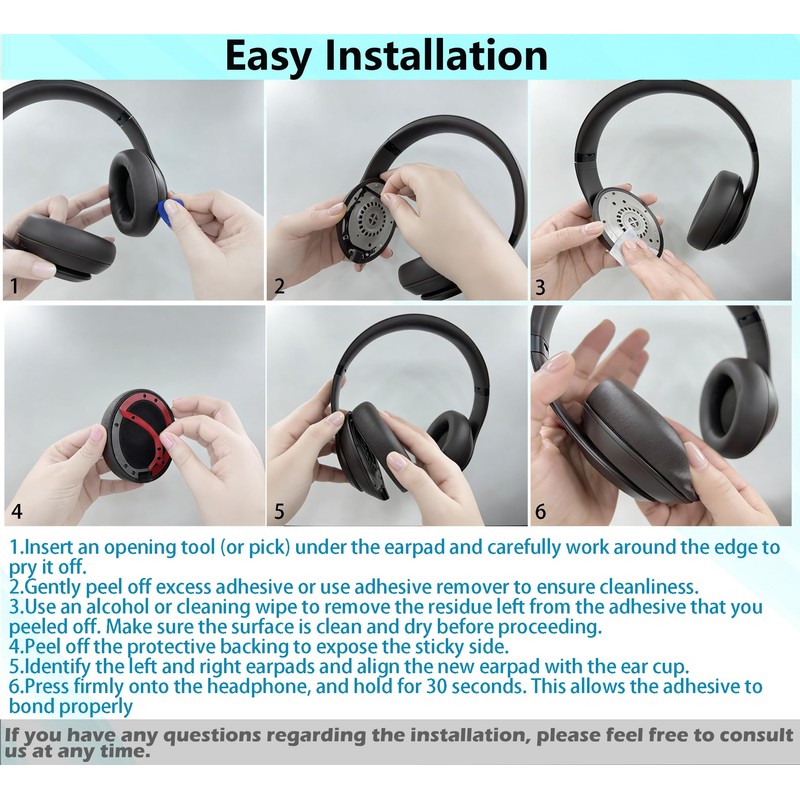 Studio 2 Earpads,HAIZEEN Ear Cushions Compatible with Beats Studio 2