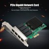 PCIe Network Card 4 Port 1000Mbps Transmission PCI Express 1.1