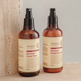 Amini Amenity Nutrition Facial Toner + Recovery Facial Emulsion 250ml 2-piece set / 아미니 어메니티 뉴트리션 페이셜 토너 +리커버리 페이셜 에멀전 250ml 2종세트