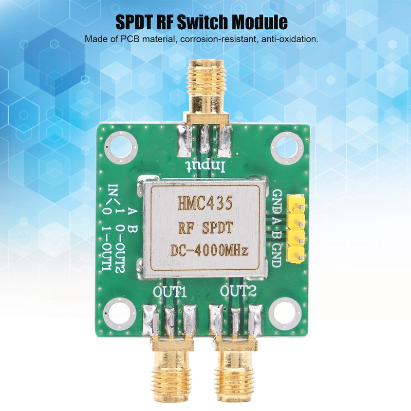 RF SPDT Switch Single Pole Double Throw Module DC‑4000MHz High