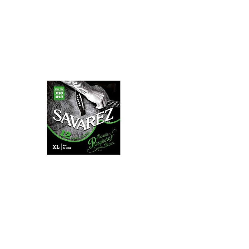 Savarez 668598 Acoustic Guitar Strings Phosphor Bronze Set A240XL 12-String
