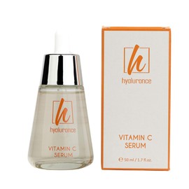 hyaluronce Vitamin C Serum für strahlende Haut, 30ml, mit hoch konzentriertem Vitamin C Ester, hochwertige Gesichtspflege