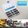 MEIYYJ 540pcs M2.3 M3 M4 Phillips Truss Head Tapping Screw
