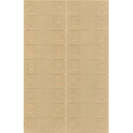 Unbranded/Generic 108 HANG TABS, ROUND HOLE CLEAR PLASTIC PERMANENT SELF ADHESIVE * 11 OZ * LIMIT