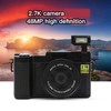 Digital Video Camera, WiFi Vlogging Camera, 3 Inch 180 Degree