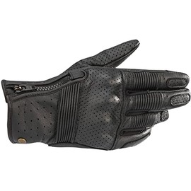 Alpinestars Rayburn V2 Leather Motorcycle Gloves, Black, 3XL