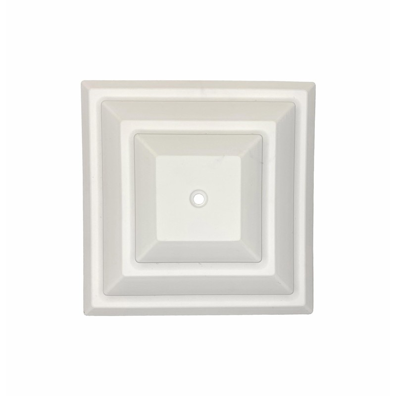 Pack of 10 White Plastic Fence Posts Caps for a