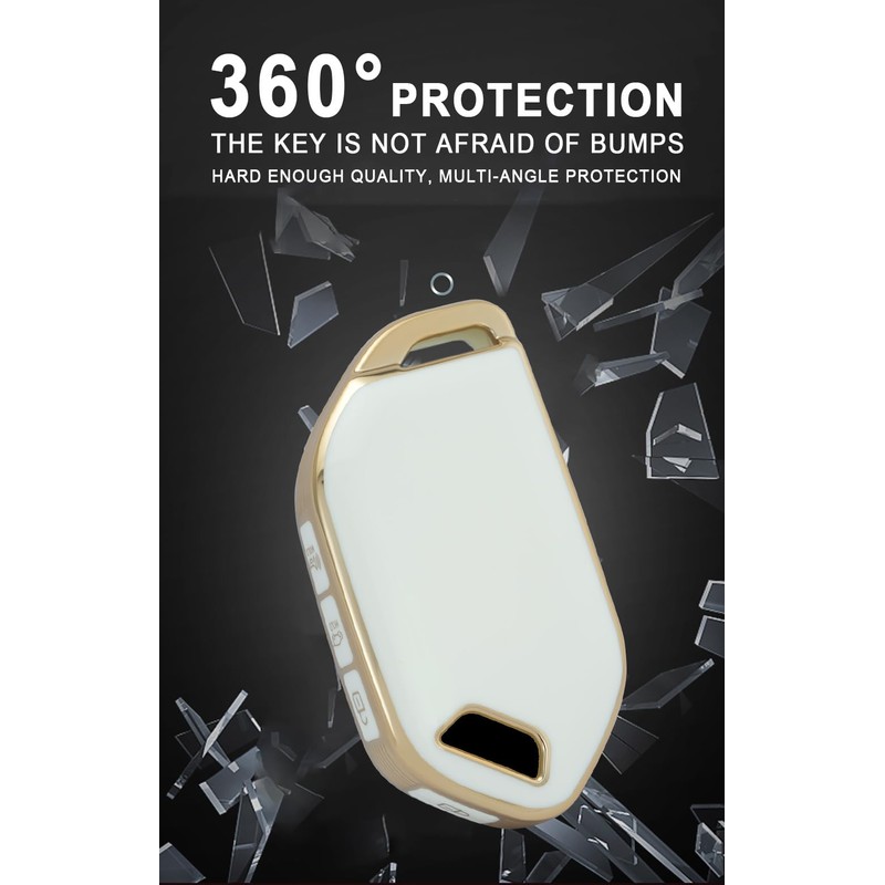ontto TPU Key Fob Cover Fit for Kia Telluride 2023