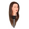 Bellrino Maniqui Cabeza Cabello Natural Marron Oscuro 55 Cm Bellrino