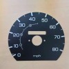 WillPowered Honda Acty gauge face MPH overlay