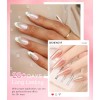 3 Pcs Polvo De Espejo Para Uñas, Efecto Iridiscente Aurora