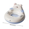 34.3 Inch Inflatable Snow Tube with Backrest and Handles, Thickened