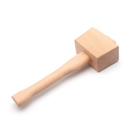 UYST Wood Hammer Woodworking Hammer Professional Woodworking Hammer Woodworking Tool Solid Beech for Chisels Carved Chisel Rubber Part 245 mm