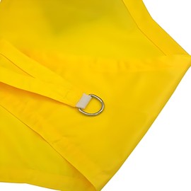 Triangle Sun Shade Sails, UV Block Canopy Awning Triangle Cover for Outdoor Patio Pool Lawn Garden Backyard(Yellow 6'5x6'5x6'5)