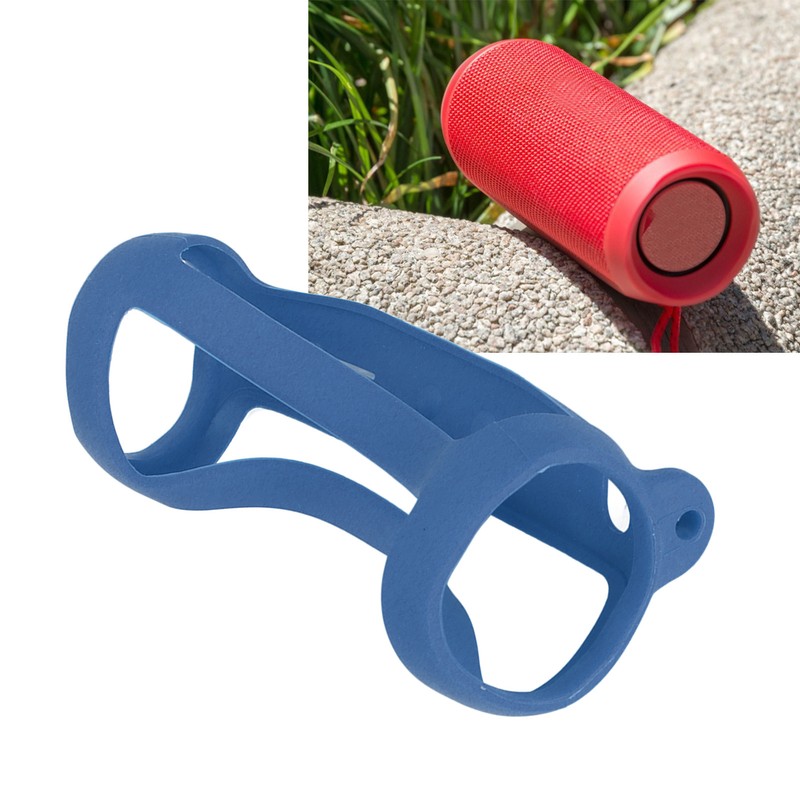 For Flip5 Silicone Case Speaker Silicone Protective Cover with Shoulder