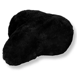 Reissner Lambskin Bicycle Saddle Cover Lambskin (FSB A), 30 x 25 cm