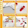 Tile Leveling System 1/51" (0.5mm), Tile Spacers with 1 Tile