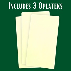 Glory to God 3 White Traditional Oplatki Christmas Wafers with Story Envelope