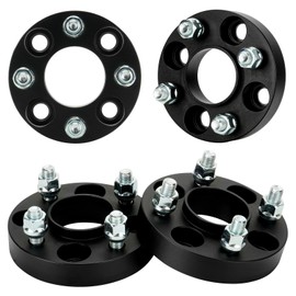 AEagle 4x101.6mm Hubcentric Wheel Adapters 1" for Golf Cart EZ GO Club Car, 4x4 Forged 4 Lug Wheel Spacers with 1/2" x20 Studs 62mm Bore 4PCS