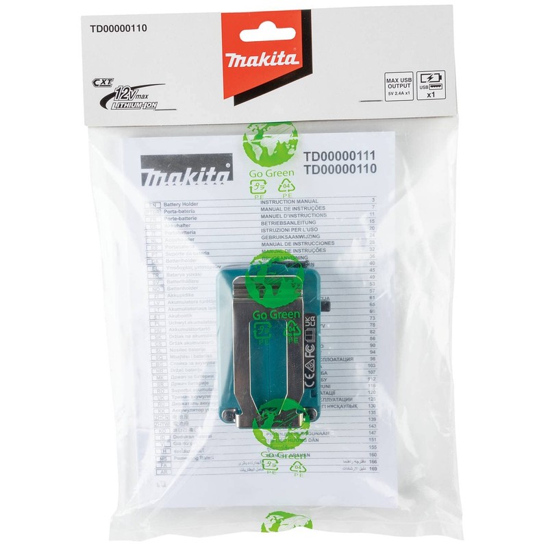 Makita TD00000110 12V max CXT® Power Source w/USB Port