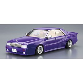 Aoshima Bunka Kyozai 1/24 The Hysoker Series No. 4 Nissan Y31 Cima Plastic Model, Molded Color