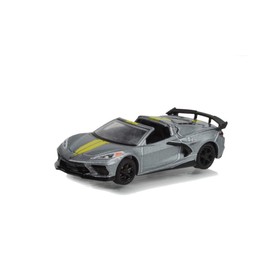 2022 Chevy Corvette C8 Stingray Convertible, Gray - Greenlight 30322-1/64 Scale Diecast Car