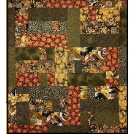 Heidi Cook/Villa Rosa Designs Egg Rolls Quilt Pattern -A Fat Quarter Quilt