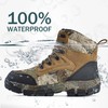 R RUNFUN Men's Hunting Boots Waterproof Hiking Boots Lace-up Insulated