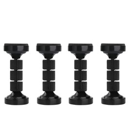 AOOKK Furniture Fall Prevention, Tension Rod, Super Easy Installation, Set of 4, Height Adjustment, 1.6 - 5.7 inches (4.2 - 14.4 cm), Pressure Resistance: 520.4 lbs (240 kg), Refrigerator, Cupboard,