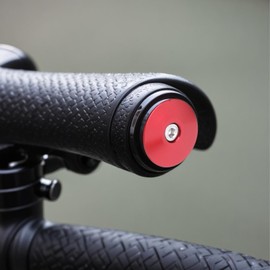 Bike Handlebar End Plugs, 3 Pcs Bicycle Bar Ends Aluminum Alloy Bike Grips Handlebar End Caps with Installation Tool Universal for Most Bicycles Mountain Bike