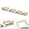 Crystal Vanity Light, Bathroom Lighting Chrome Toilet Vanity Light Wall