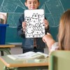 KIPTVO Dry Erase Whiteboard, A4 Size Small Double Sided White