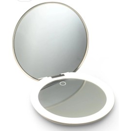 Ilios Lighting Rechargeable LED Compact Makeup Mirror