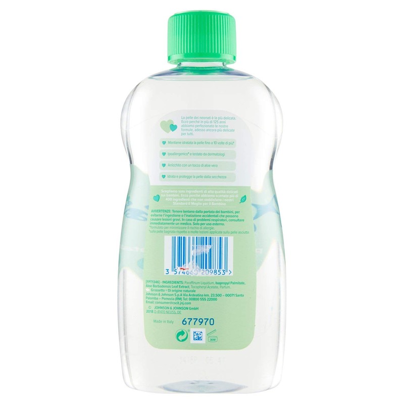 Johnson's Baby Moisturising Oil for Kids and Babies with Aloe