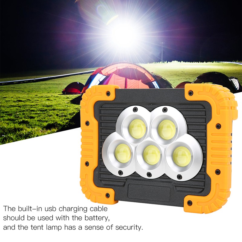 Mini Solar Light Multi Functional COB Working Lamp Portable Camping