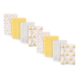 Hudson Baby - Paños Para Eructar De Franela De Algodón Y Pol