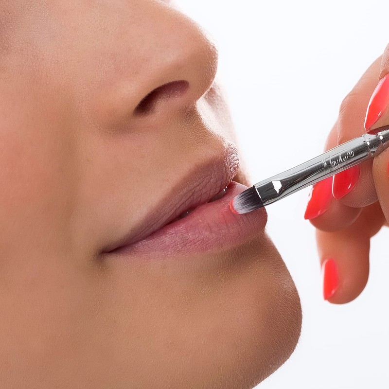 Nanshy Lip Makeup Brush with Lid better than Retractable use