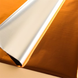 Briartw 20x29cm Bronze Hot Foil Paper 50 Sheets Pack Toner Reactive Foil Hot Stamping Foil Paper by Laser Printer and Laminator for Scrapbooking Craft Cardmaking DIY Album Decoration