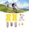 Bike Brake Hose Connector Aluminum Alloy Hydraulic Brake Hose Straight