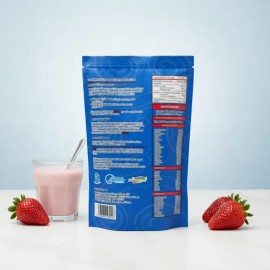 Dulet Suero De Leche Suizo Sabor Fresa 1 Bolsa De 450 Grs