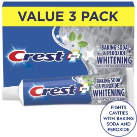 Crest Plus Baking Soda & Peroxide Teeth Whitening Toothpaste,Min