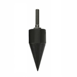High Speed Twist Firewood Drill Bit Wood Splitter Screw Splitting Cone Driver (42mm Hex Shank)