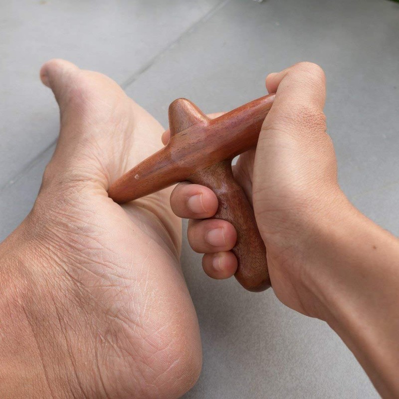 Massage Wood Cross Massage Cross as Massage Aid with 2