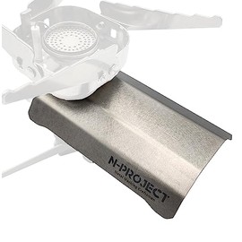 N-project Iwatani Junior Burner & FORE WINDS FW-CS01 Dedicated Heat Shield Plate (Made in Japan) *Burner Sold Separately