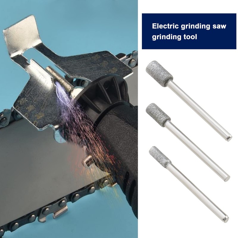 EMSea Set of 5 Chainsaws Sharpening Attachment, Chainsaw Sharpener, Chainsaw,