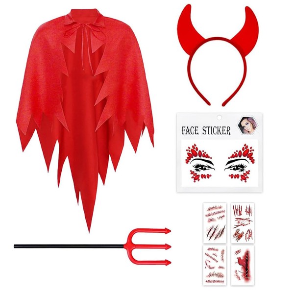 Women's Devil Costume - Complete Set for Your Perfect Devil